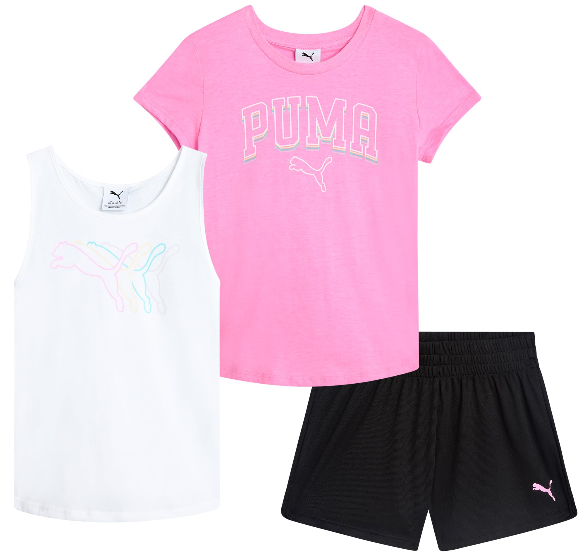 PUMA Conjunto Corto (Pack de 3) para Niñas