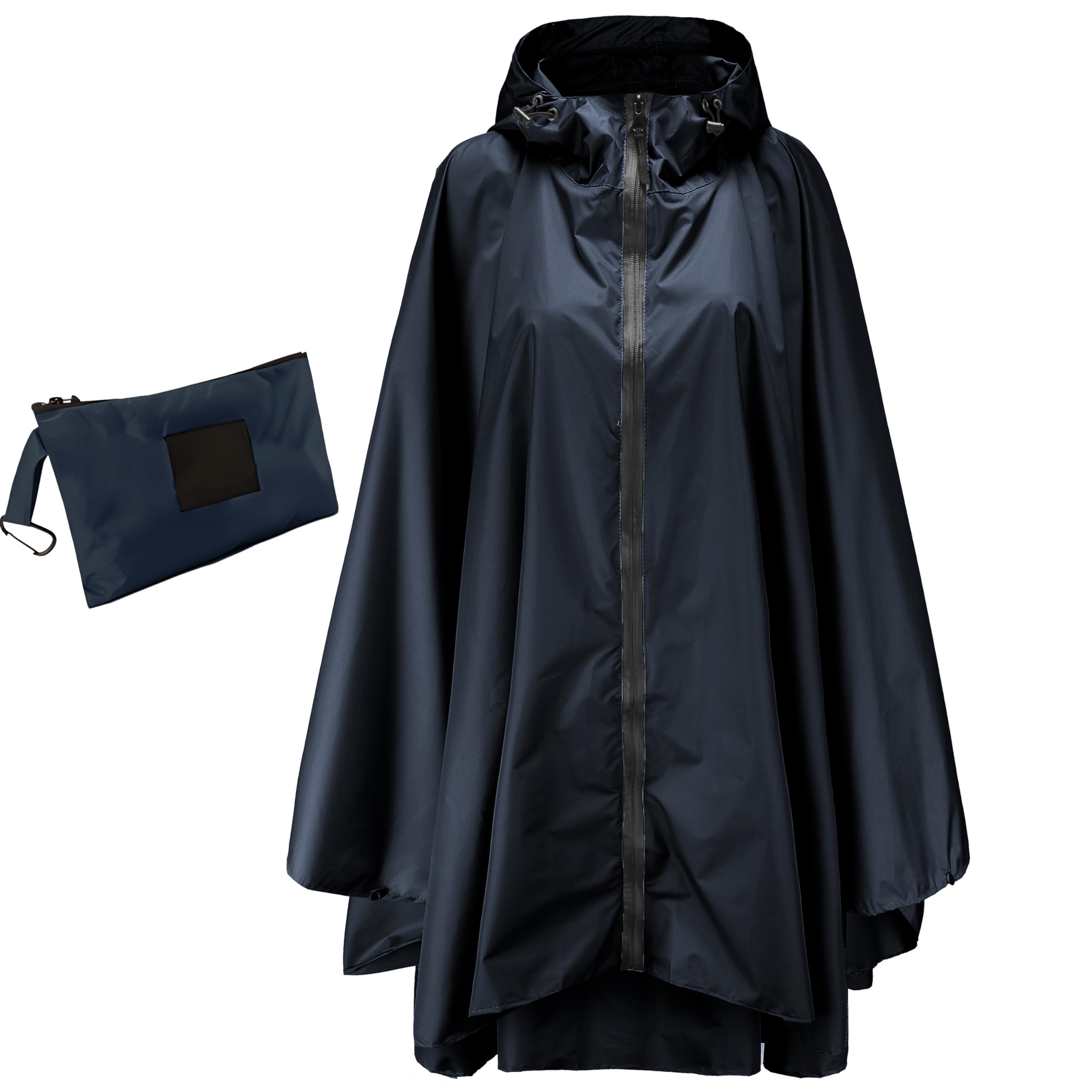 Femmes Imperméable Poncho de pluie Stylé Réutilisable Poncho de pluie Hiking Cycling Outdoor Polyvalent Veste de avec capuche