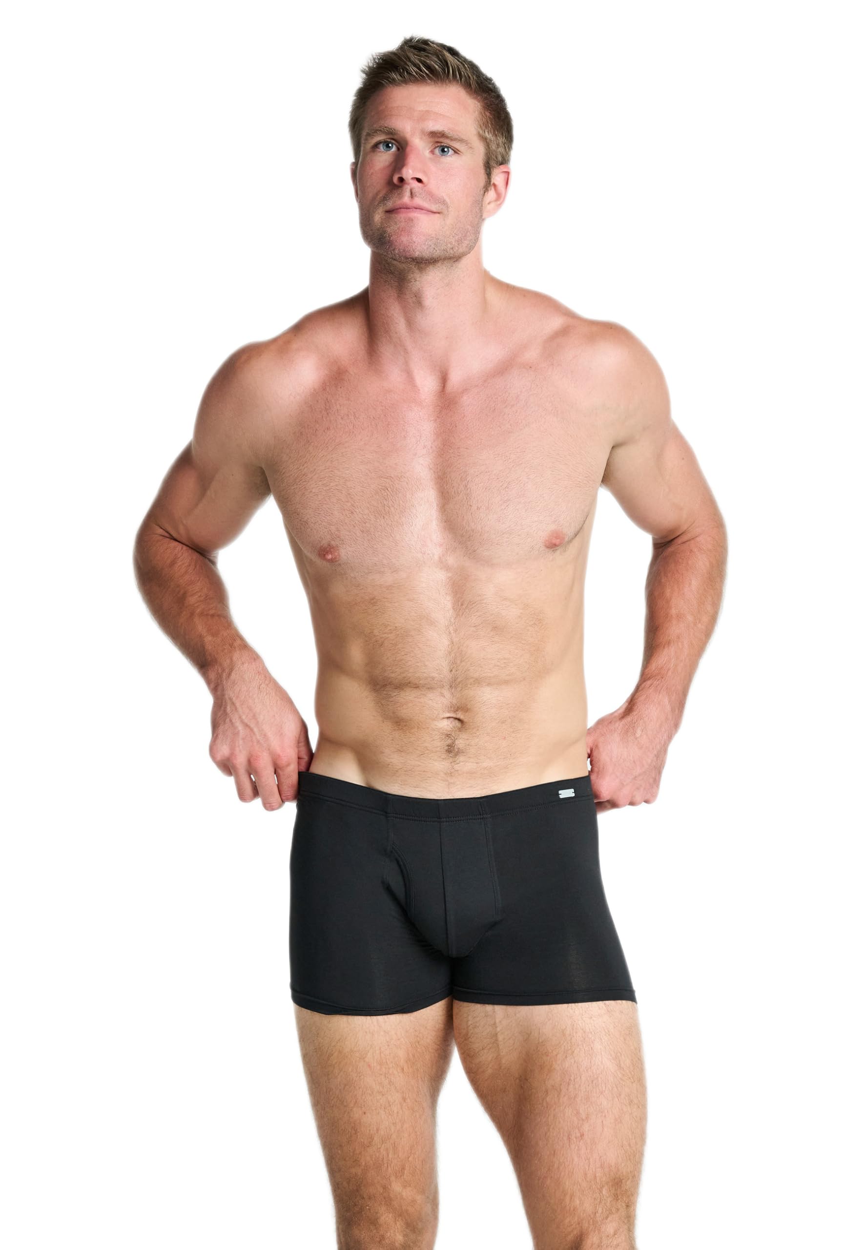 Jockey Modern Stretch Comfort Trunk, Black, XL