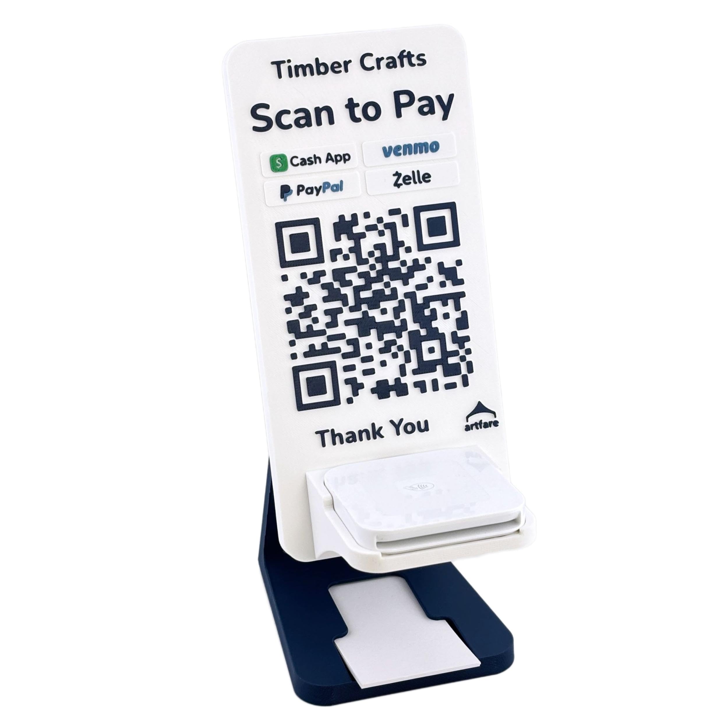 Amazon.com: Square Reader Holder and QR Code Payment Sign with