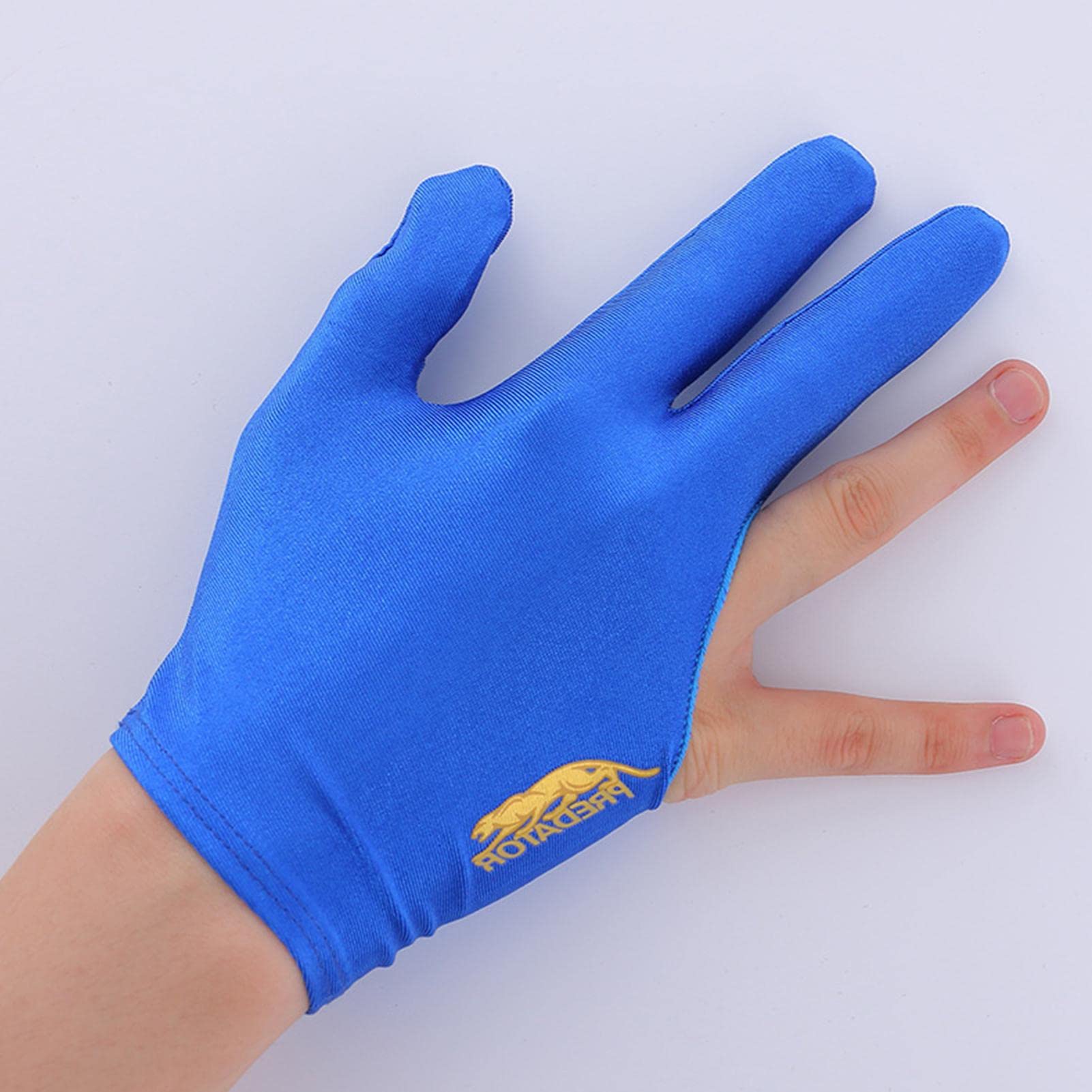 Guanti Elastici Per Biliardo 3 Dita – 3 Paia, Nero, Taglia Unica, Uxcell