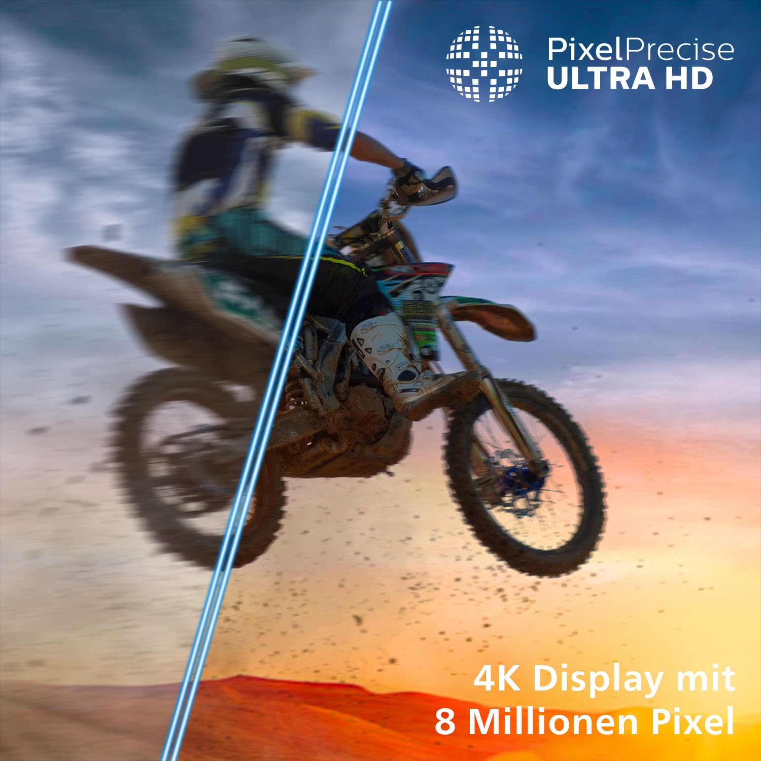 Philips 50PUS7800 4K QLED Smart TV - 50 Zoll Display mit Pixel Precise Ultra HD, Titan OS Plattform und Dolby Atmos Sound - Funktioniert mit Alexa und Google Sprachassistent