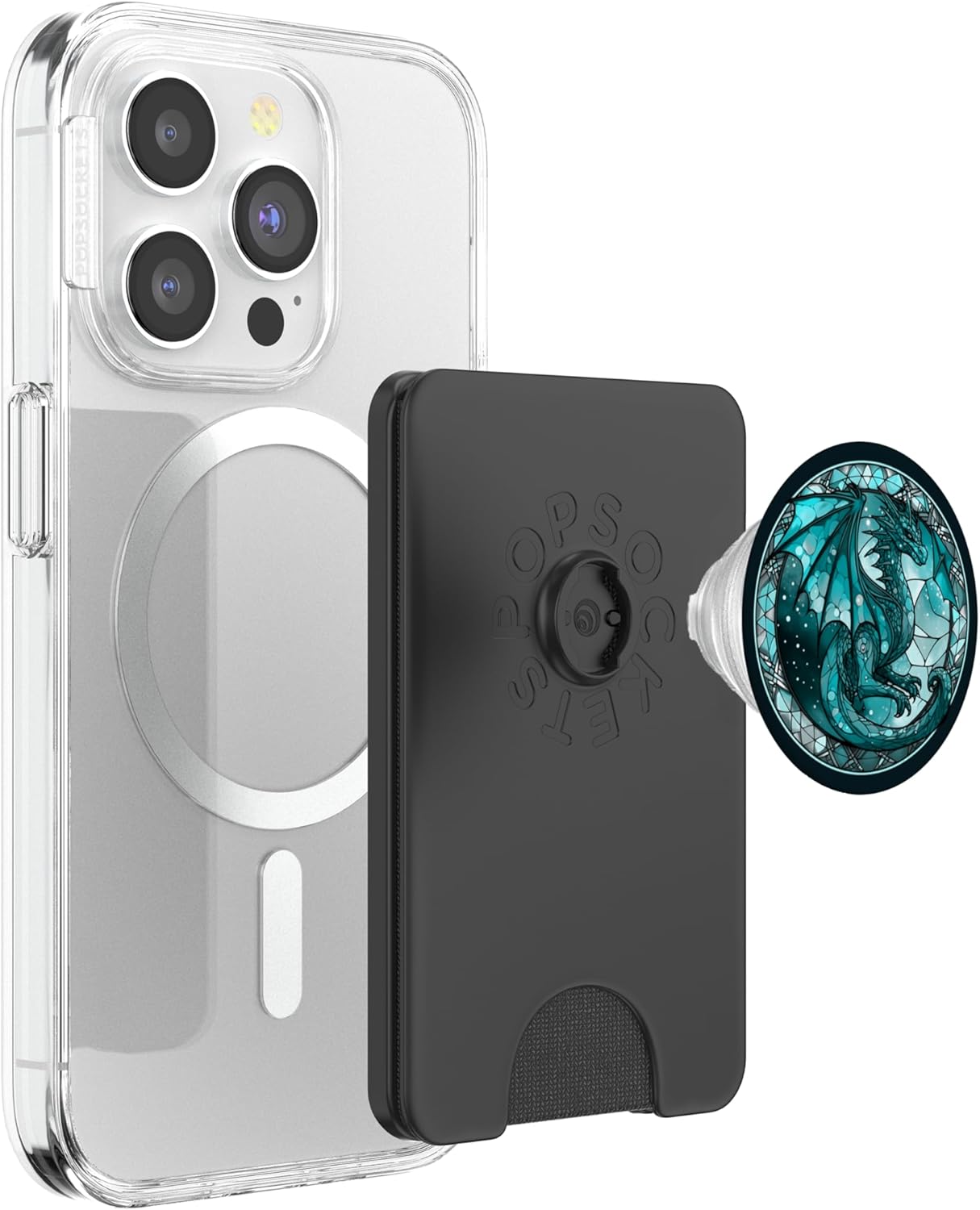 Blue Dragon PopSockets PopWallet for MagSafe