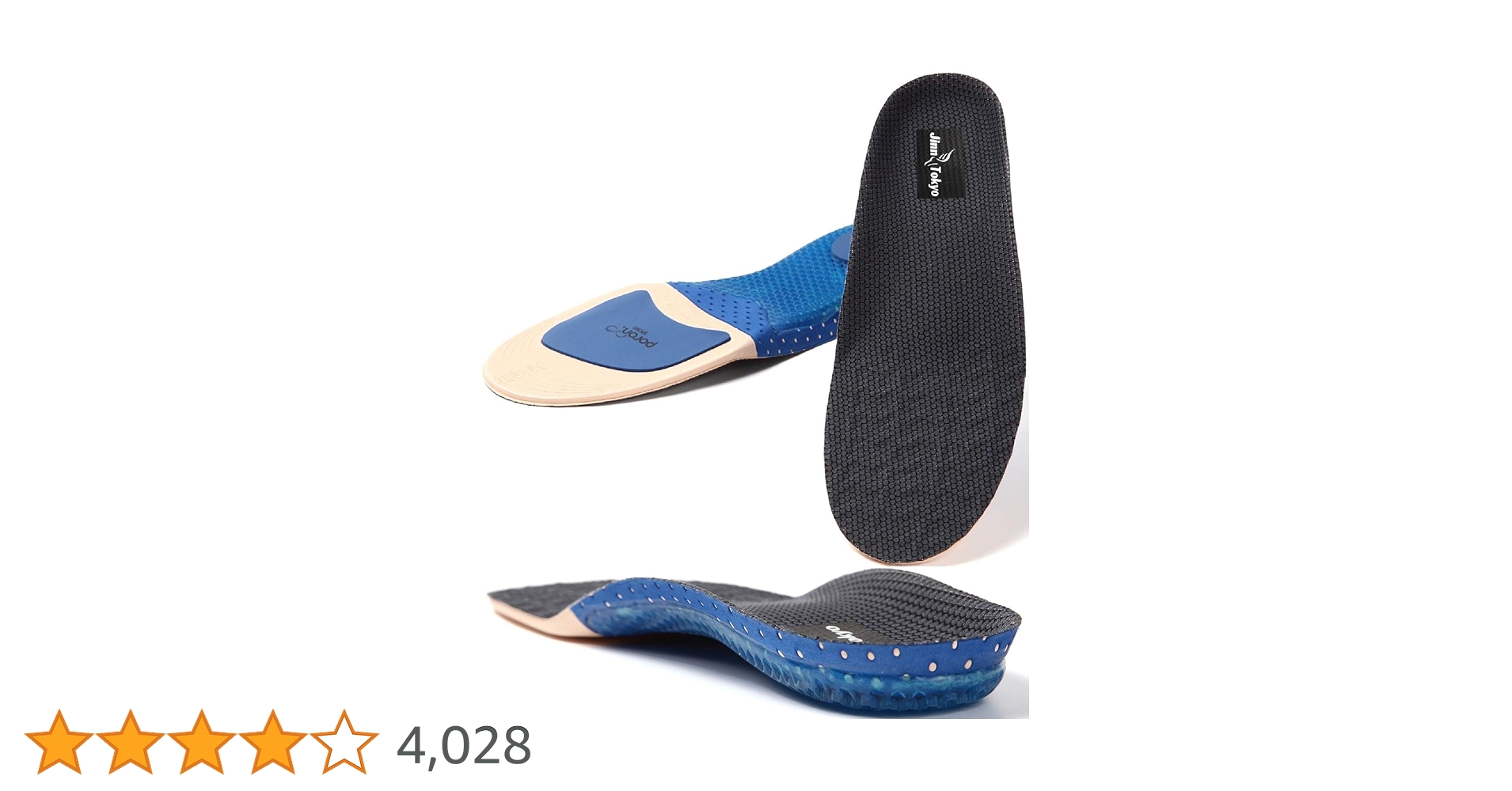 L❣️26〜28 インソール 衝撃吸収反発弾性 ユニセックス Blueプレミアム 71oEA8R1tuL._AC_UL210_SR210,