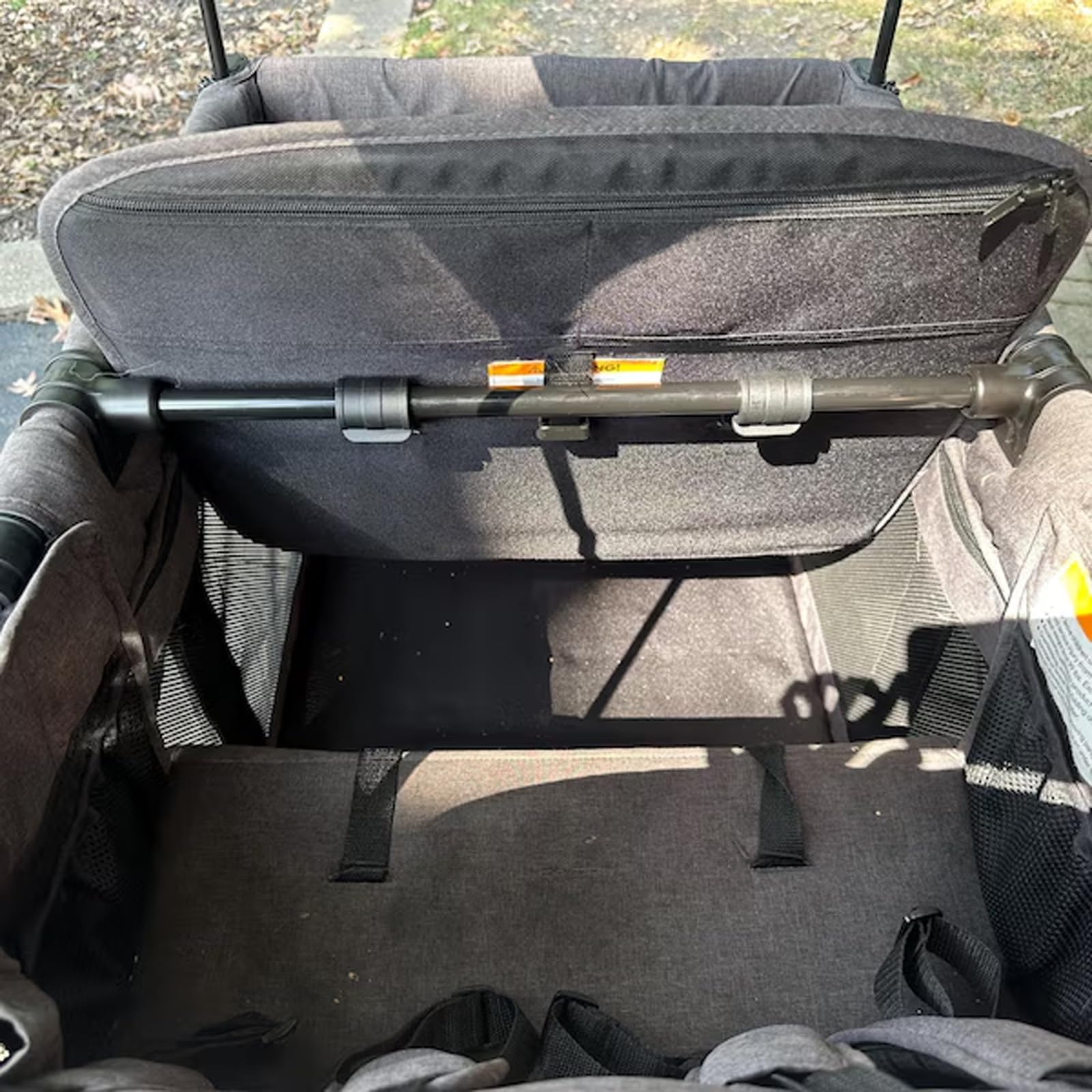 Pour Wonderfold Wagon - Barre de support avant - Fixation de poignée coulissante W4 - Style bus - Convient pour Wagon W4