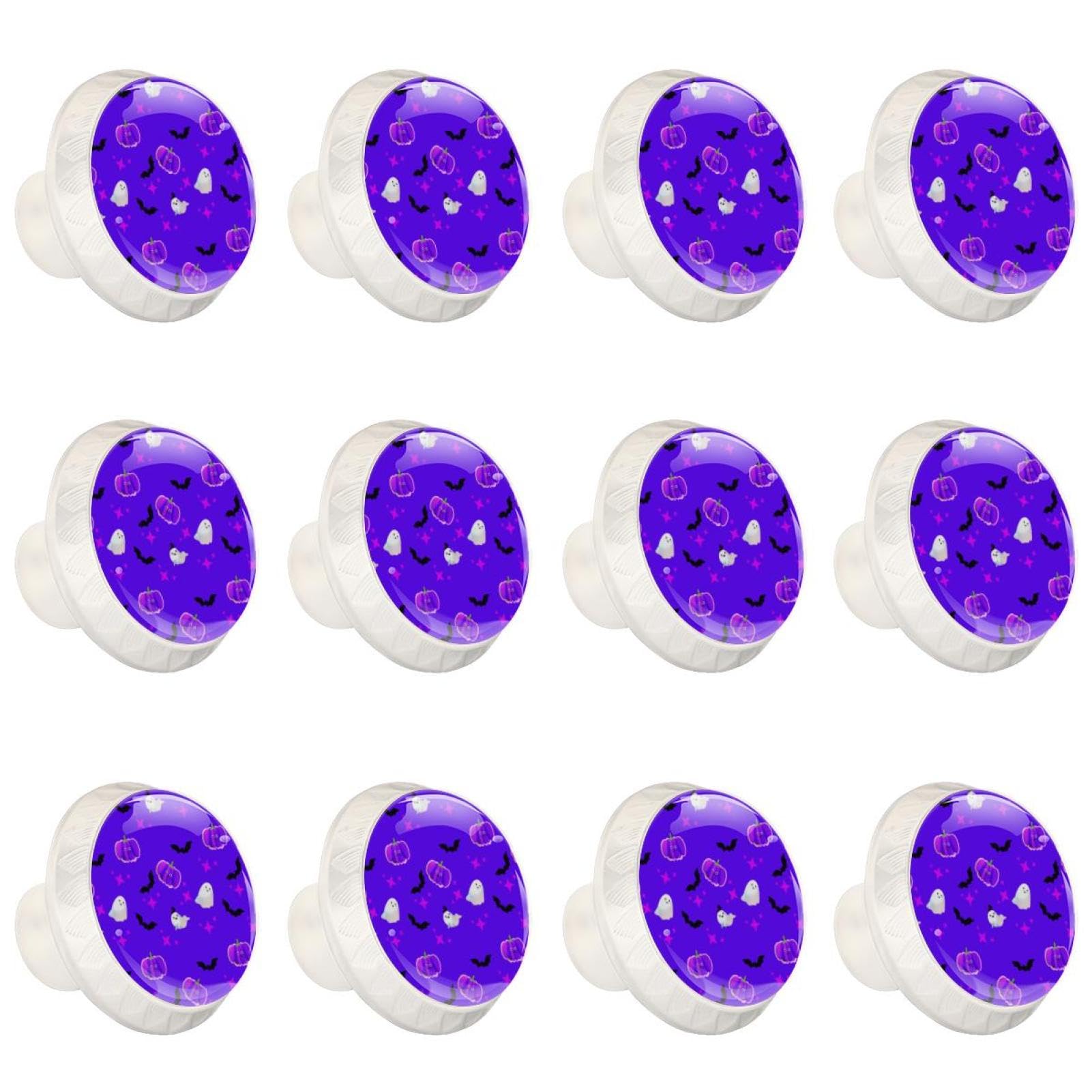 Boutons de tiroir en verre cristal lot de 12 poignées pour meuble