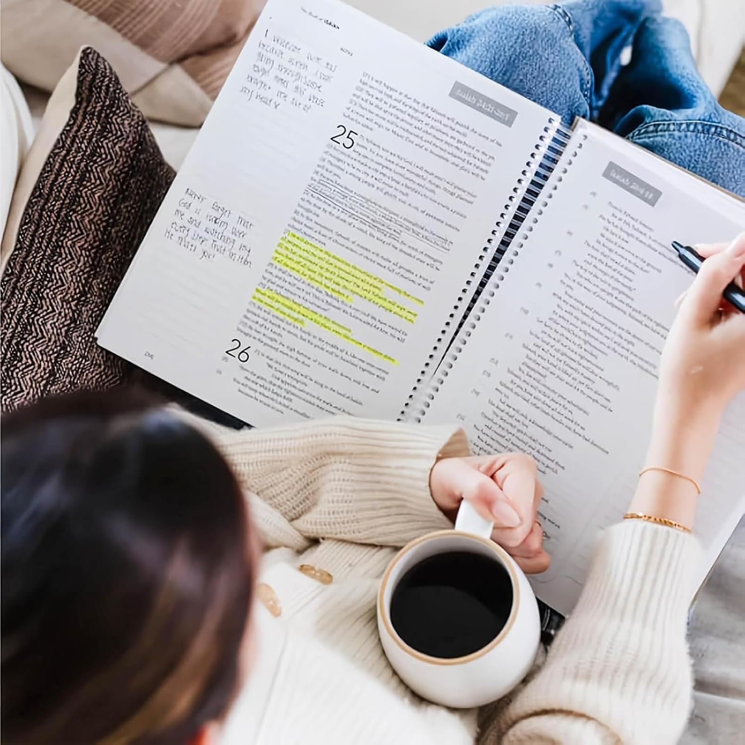 The Bible in a Year A 52-Week Study for Women,Spiral Bible In a Year 52 Week Study, (A5 8.27 * 5.83in) - Image 4