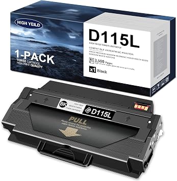 1 Pack MLT-D115L 115 115L High-Yield Black Toner Catridge