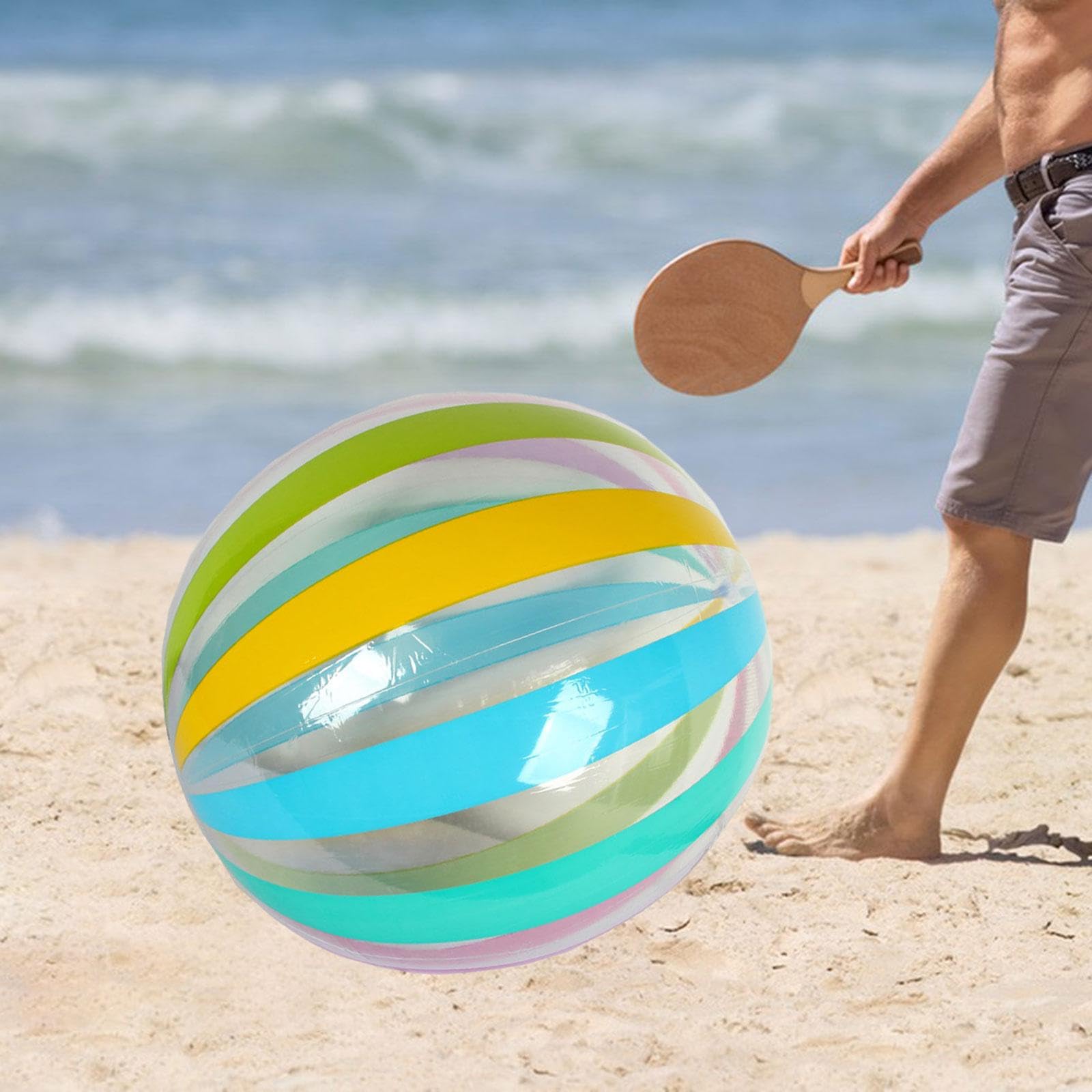 6 Pezzi Palloni da Spiaggia Gonfiabili Pallone Giocattoli Palla Piscina Palla Mare Palloni Acqua Pallone da Piscina per Feste in Piscina, Feste
