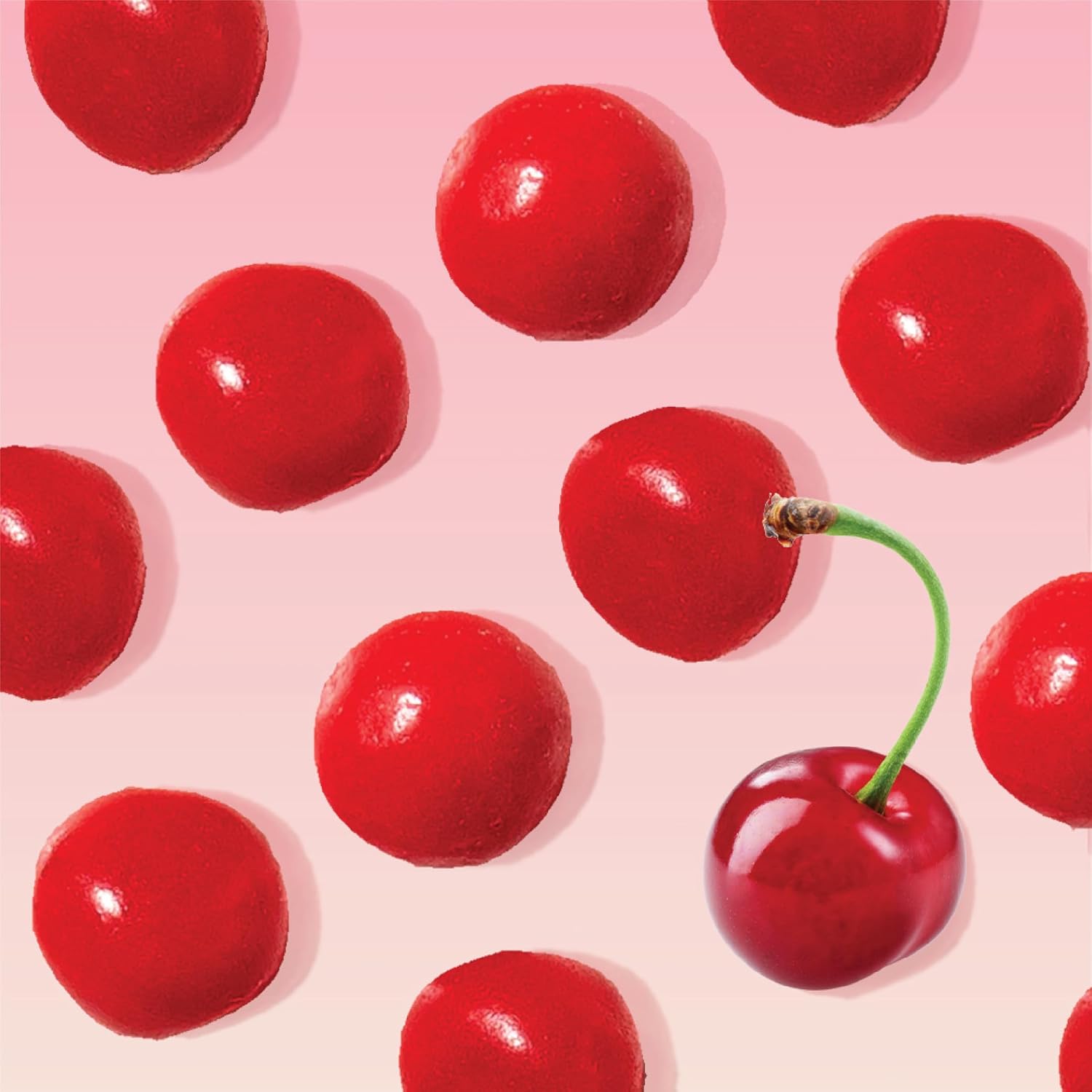 Cherry Sours - 2 Pound Bulk Pack - Chewy Candy Balls (Pack of 2)