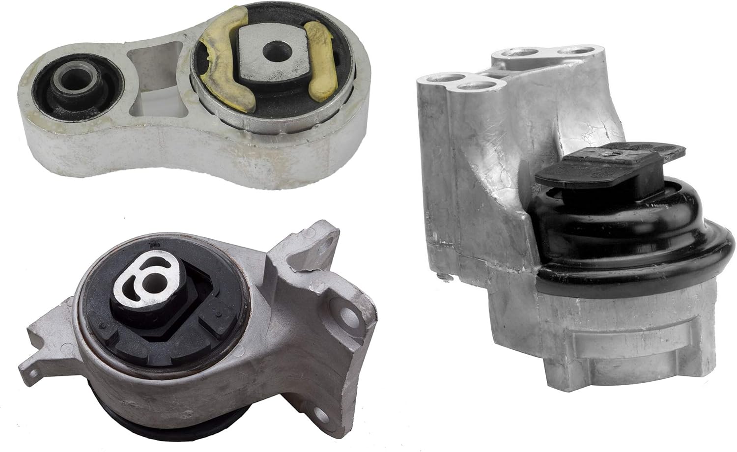 07-12 Compatible with Fusion Lincoln MKZ 3.5L Engine Motor and Transmission Mount 5653 5570 5571 Set of 3PCS New 2007 2008 2009 2010 2011 2012
