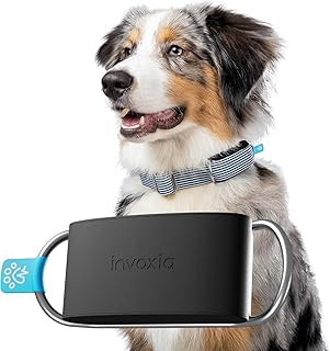 Invoxia Minitailz - Health & GPS Tracker for Dogs #1 - Cardiac and Respiratory Scan - Real-time Location - Activity and Well-Being Analysis - Compact, Lightweight, and Easy to Install