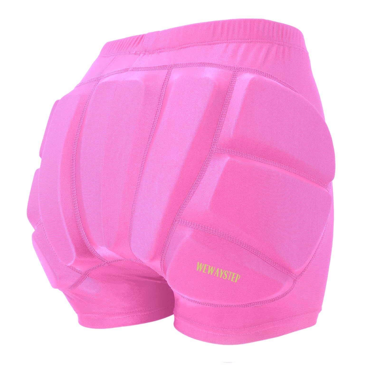 Kids Butt & Hip Padded Shorts for Skating,Youth Hip Protection Pads Figure Skating Shorts Crash Butt Pads for Tailbone & Butt (Pink, XX-Small)