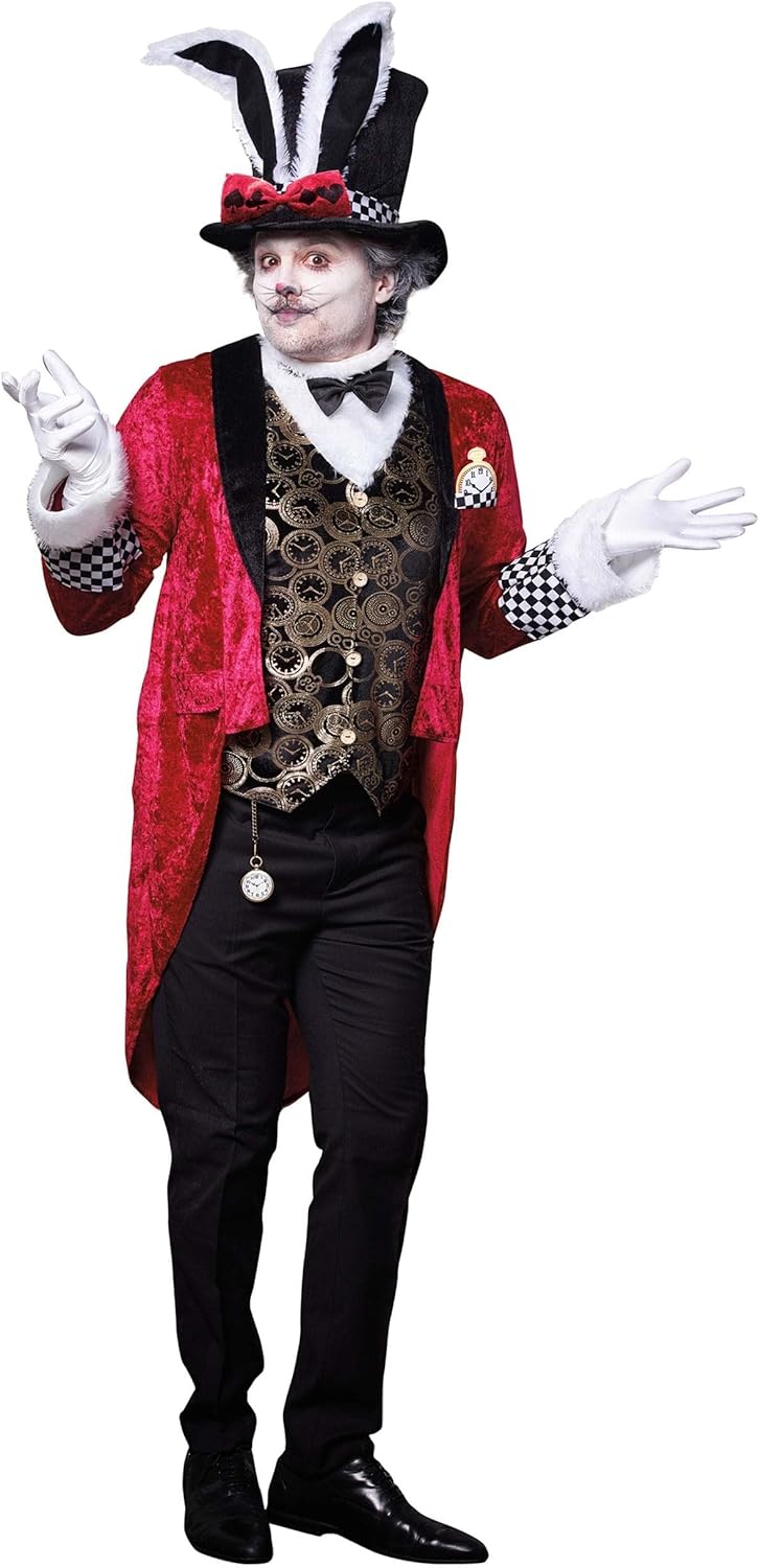 Dreamgirl Men's White Rabbit