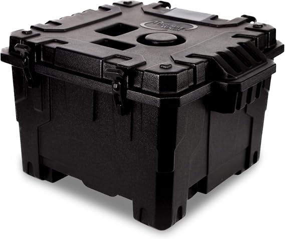 Portable Winch PCA-0100 Transport Case, Molded Storage Box for PCW5000 Winch and Accessories, Lightweight and Durable Polymer Plastic, 25 x 21 x 15