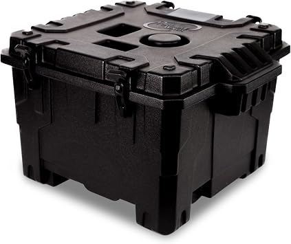 Portable Winch PCA-0100 Transport Case, Molded Storage Box for PCW5000 Winch and Accessories, Lightweight and Durable Polymer Plastic, 25" x 21" x 15"