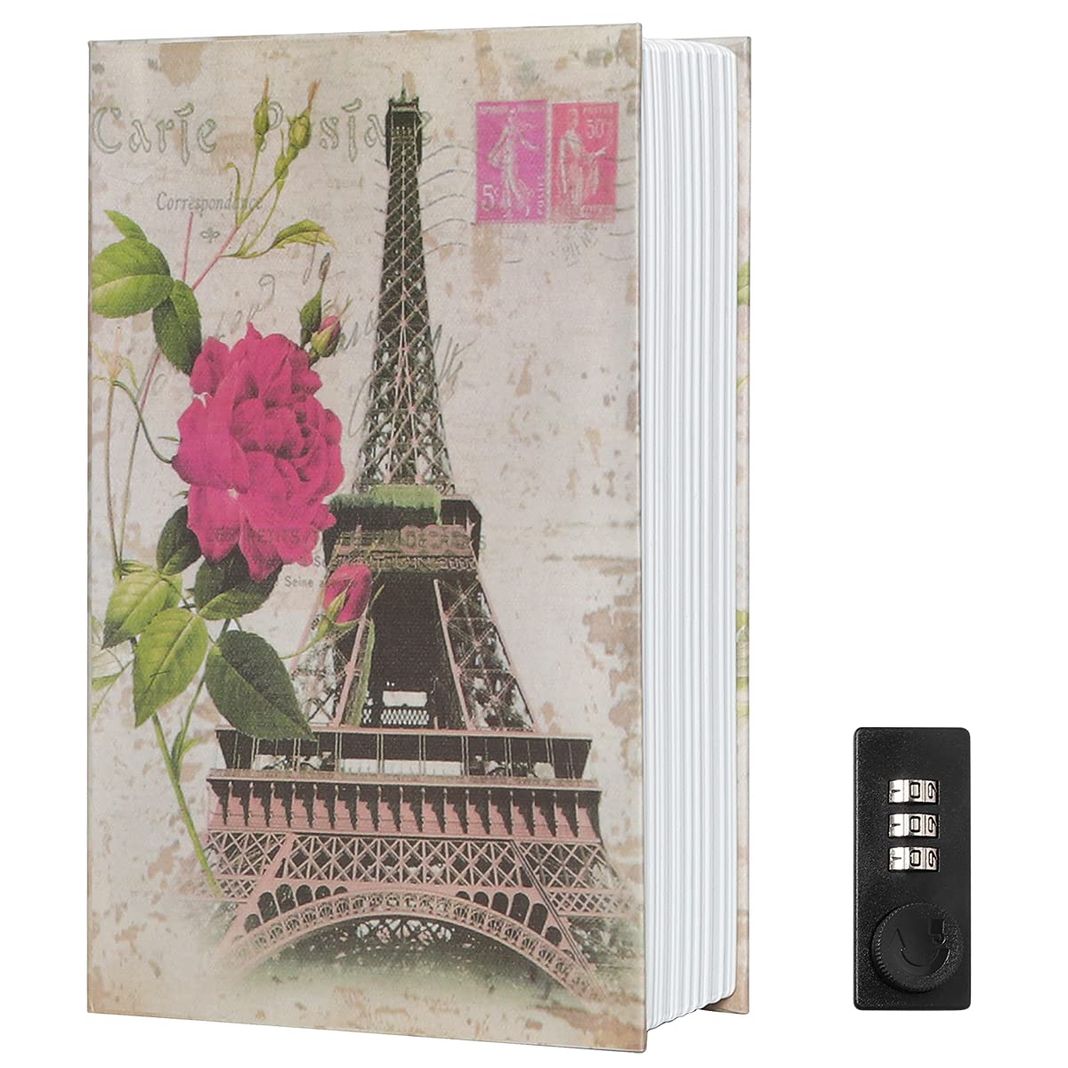 Coffre-fort de diversion avec code secret, boîte de rangement cachée pour bijoux
