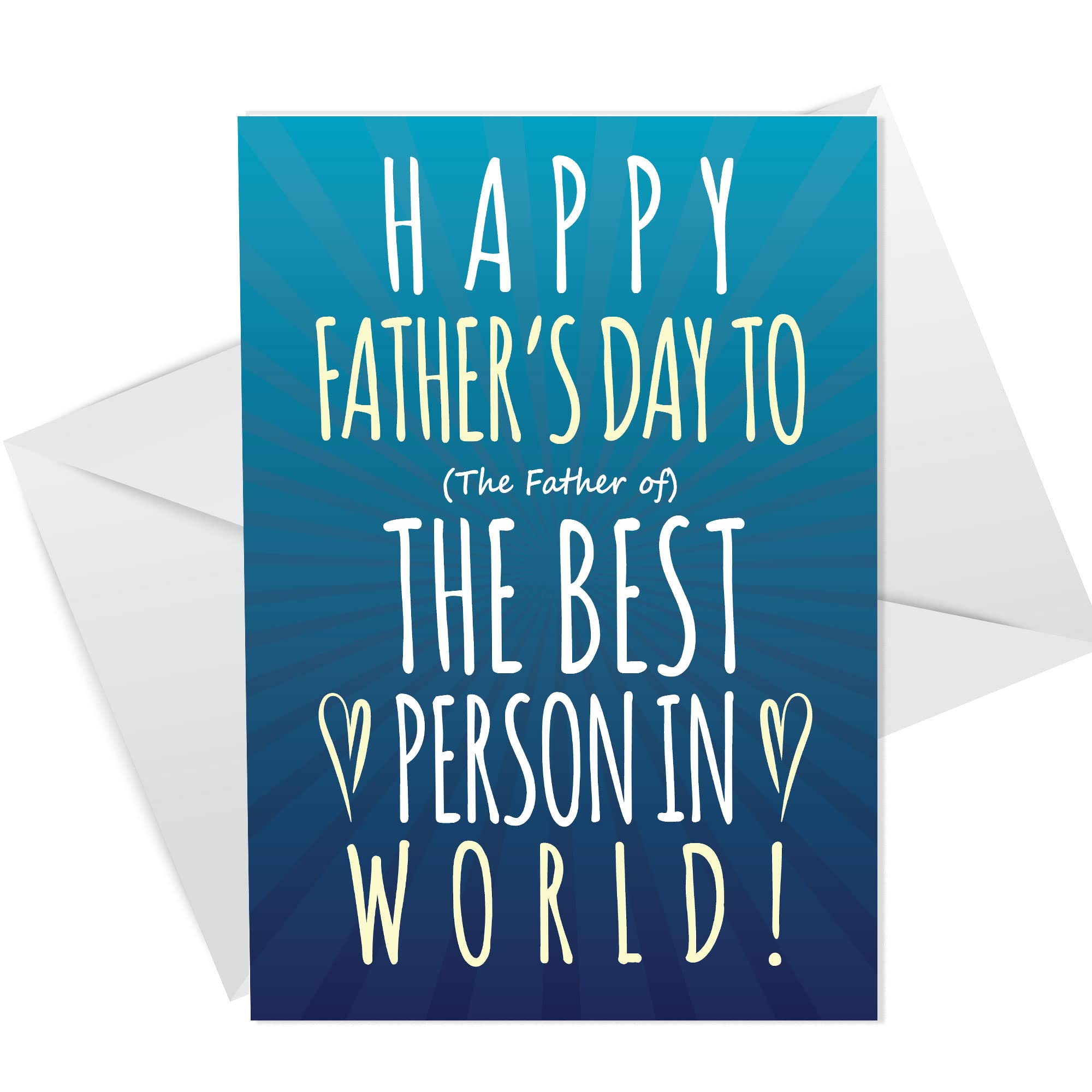 RED OCEAN Novelty Father's Day Cards For Dad Greetings Card Funny Fathers Day Card Dad Card From Daughter Son