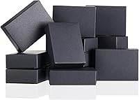 Vista 9 de Gersoniel 100 piezas de cajas de jabón kraft para envasado de jabón casero, suministros para fiestas, regalos y envoltorios, 9,7 x 7,1 x 3 cm Blanco