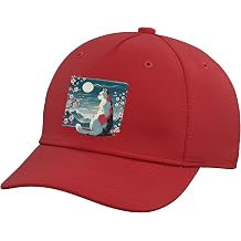 Japanese Cat Mountain Sakura Cherry Blossom Women Girls Kids Adjustable Baseball Hat