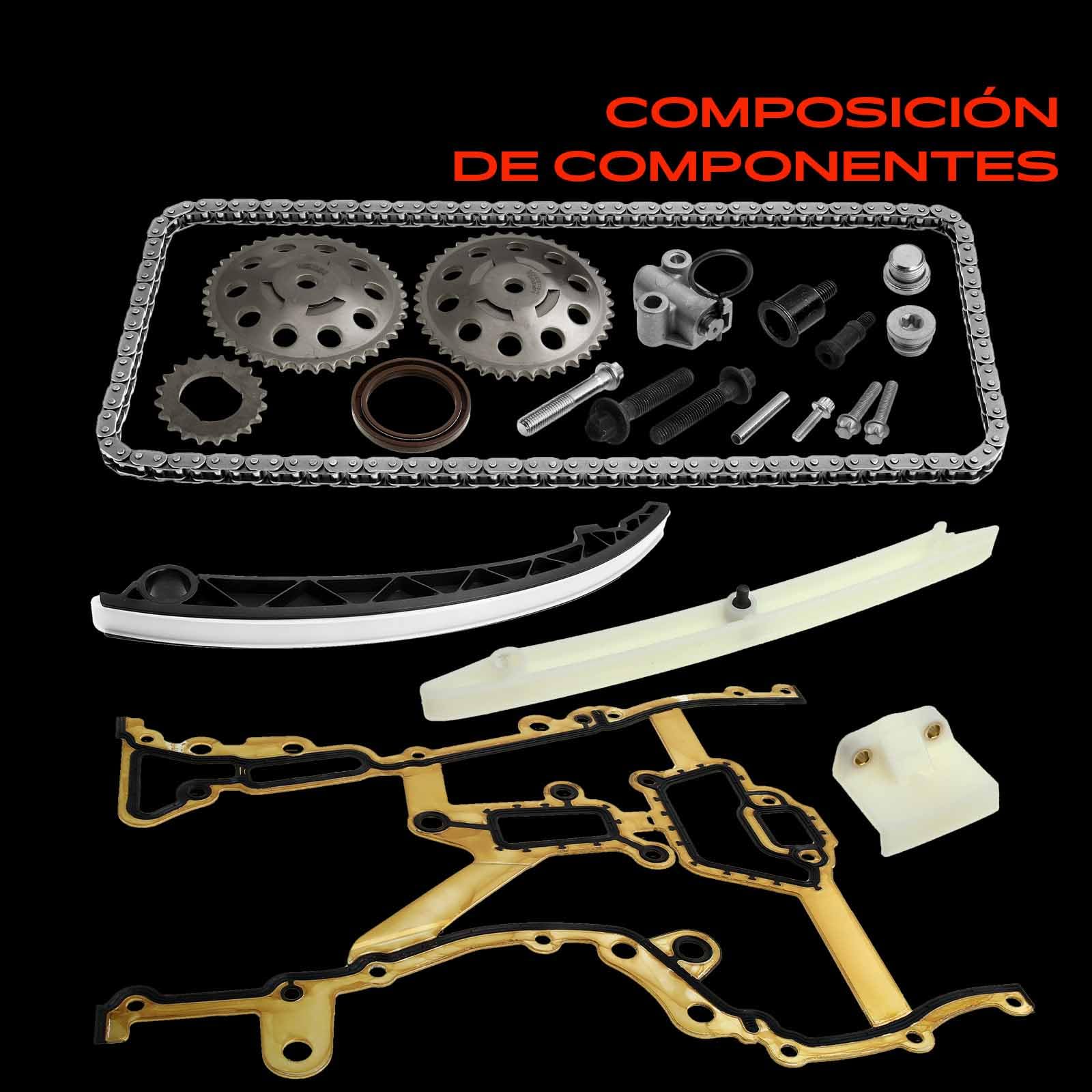 Frankberg Kit de cadena de distribución 90529570 | Compatible con: Corsa D S07, Tour combinado, Caravana Astra G T98, Caravana clásica Astra G F35