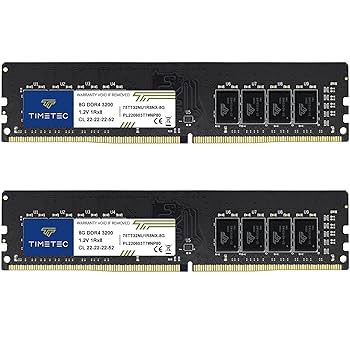 Timetec DDR4 3200MHz 64GBメモリーキット Timetec 64GB KIT(2x32GB) DDR4 3200MHz PC4-25600 Non-ECC