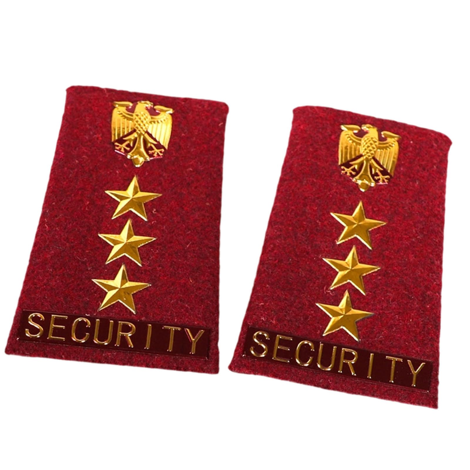 Tsophreniq Security Guard Epaulettes Sewing on Fabric Badge Epaulettes Decorative Epaulets for Security Uniform Appearance Guard Epaulets