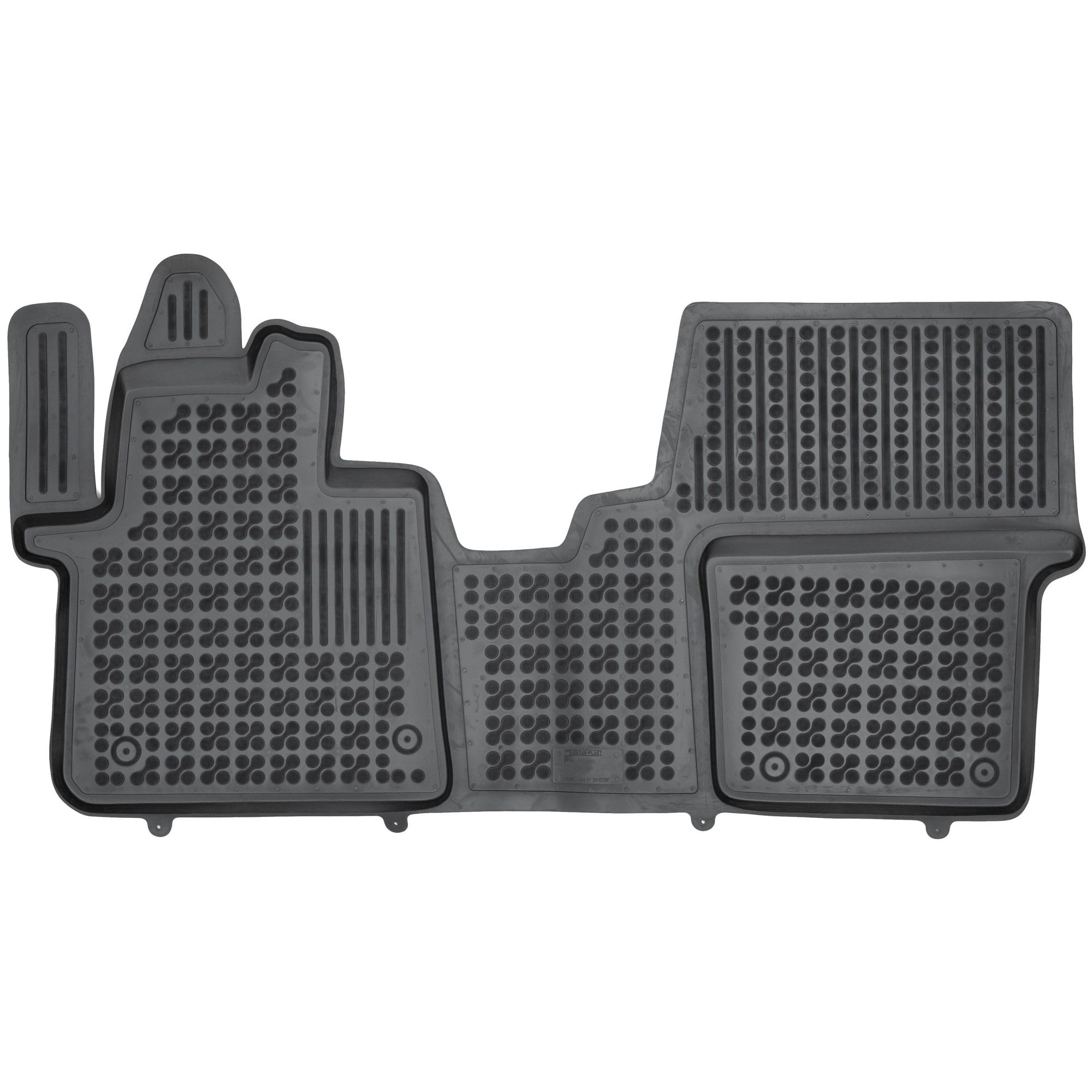M MOTOS Alfombrillas de Goma para Toyota Proace II (Verso) Desde 2016 Mejora la Comodidad de Tus Viajes con la Alfombrilla Antideslizante para Coche - Alfombrillas para Coche para Todo Tipo de Clima,