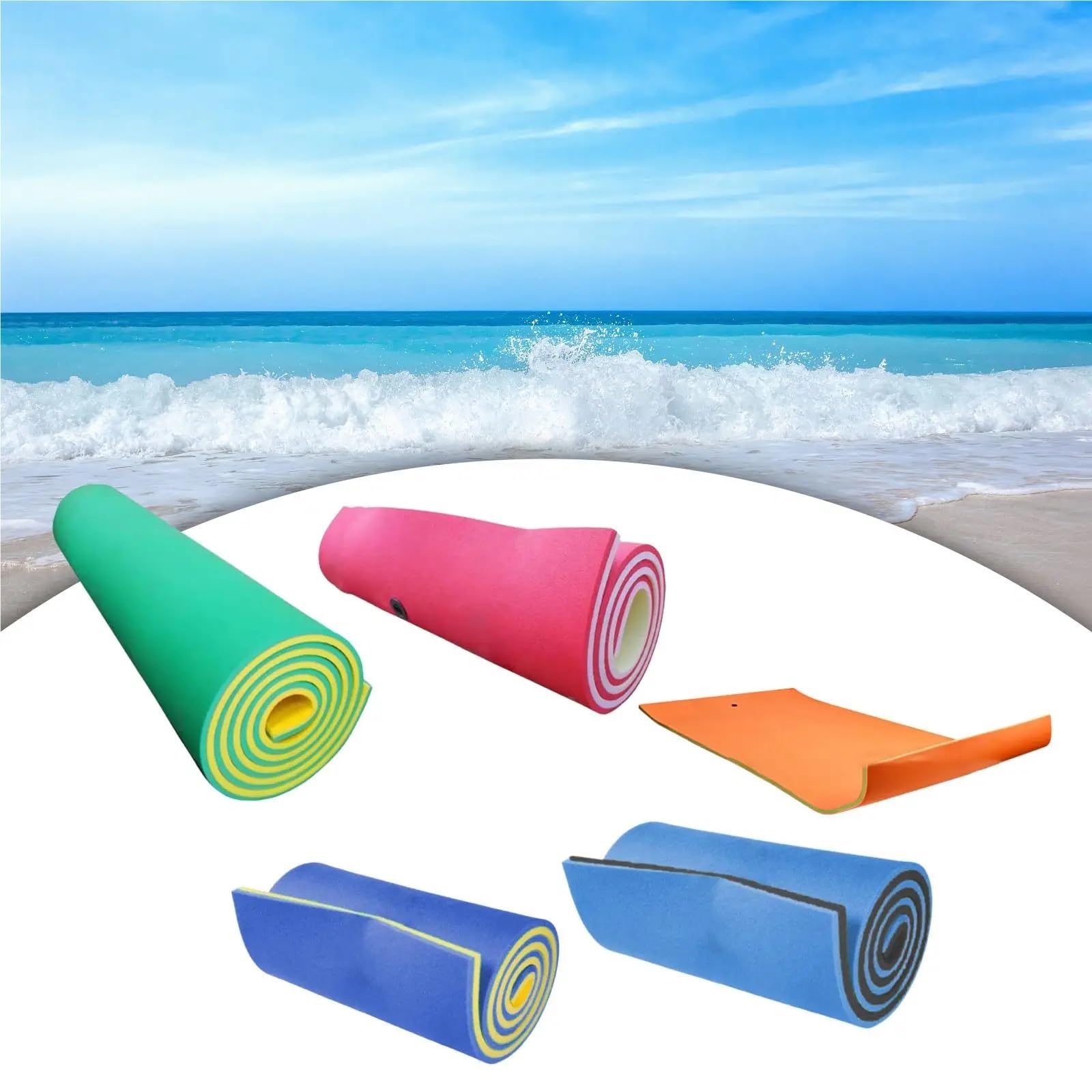 tappeto galleggiante Tappetino galleggiante in schiuma for piscina estiva, 180 cm x 55 2