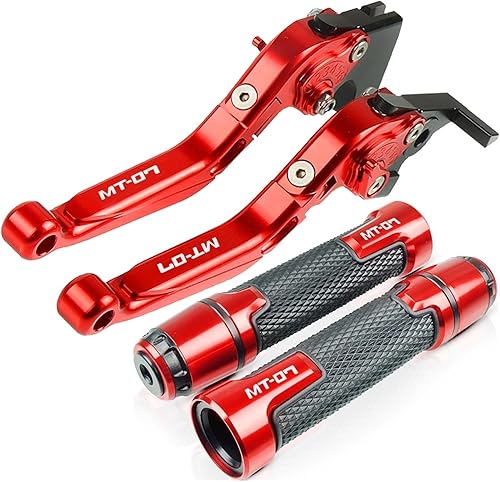 Frenos de tambor de motocicleta para Yamaha MT 07 MT07 FZ 07 2014-2020 Palancas de embrague de freno CNC para motocicleta, perillas de manillar,