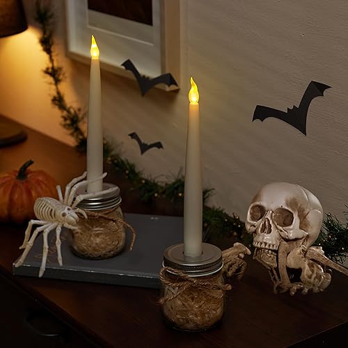 Miniatura 9 de Furora Lighting - Velas largas LED sin llama, para ventana, a pilas, velas eléctricas con función de temporizador de 6 horas