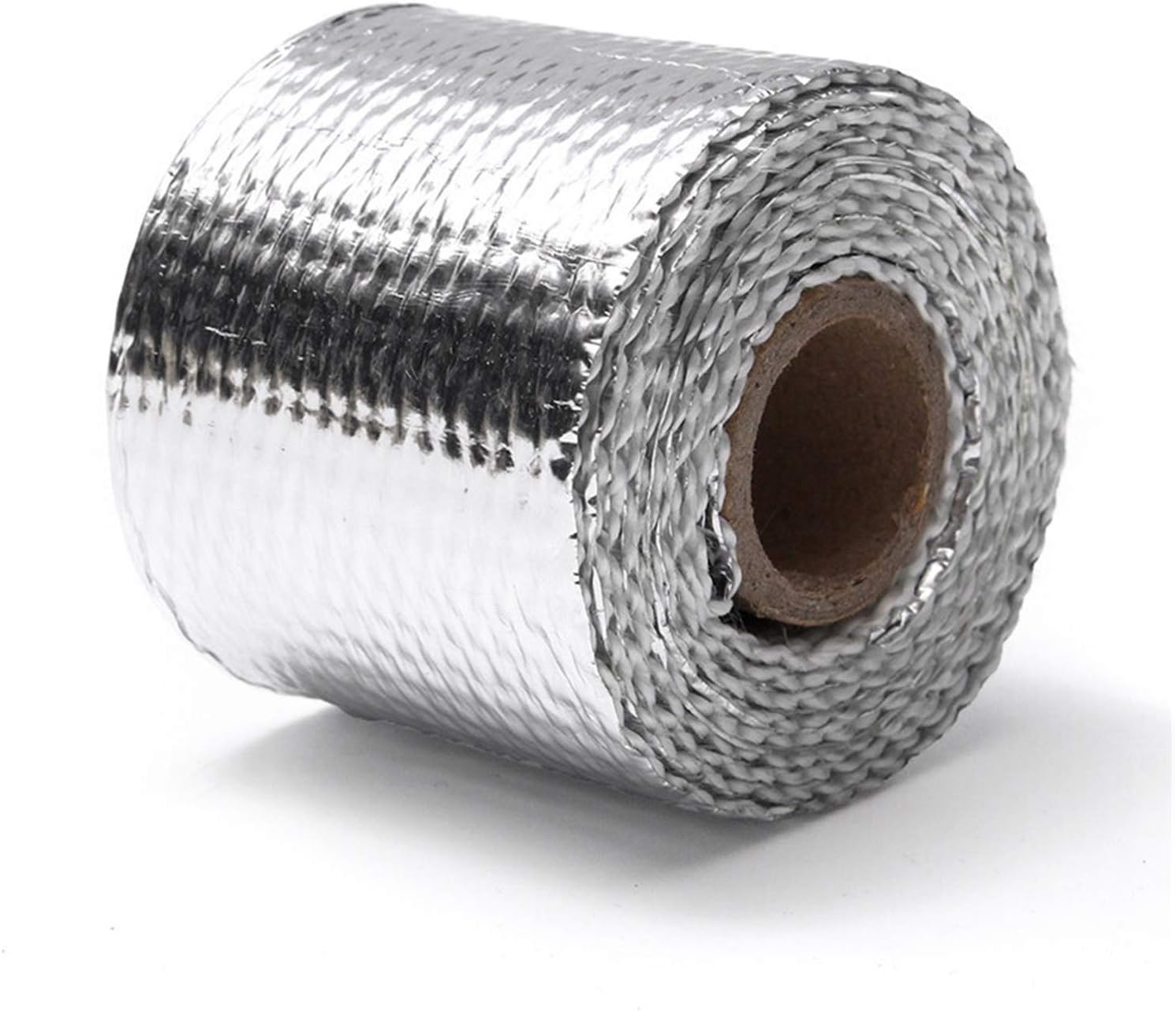 2pcs 1.5m Car Motorcycle Exhaust Wrap Pipe Header Heat Insulation Roll Tape Turbo Heat Exhaust Thermal Wrap Tape Universal(Red)