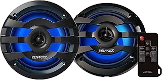 KFC-1673MRBL 6-3/4" Marine/Car Speakers Black w/RGB