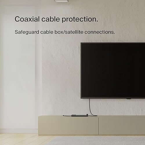 Miniatura 10 de Belkin protector contra sobretensiones para el hogaroficina con protección de teléfono ethernet coaxial y cable extendido 12 salidas Gris