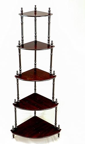 Miniatura 3 de Frenchi Home Furnishing - Soporte esquinero de 5 niveles