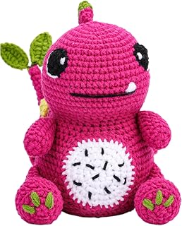 Starter Crochet Kit with Yarn Needles Stitch Markers and Instructions