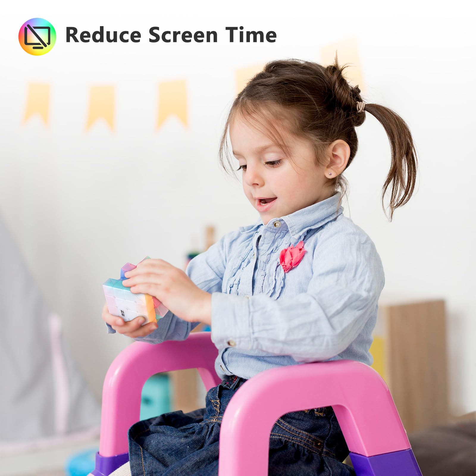 ROXENDA Speed Cube-set, 2 x 2 x 2, 3 x 3, 4 x 4 x 4, 5 x 5 x 5 snelheid, magische kubus, gemakkelijk te draaien en blijft niet vastzitten (zwart ROXENDA Speed Cube-set, 2 x 2 x 2, 3 x 3, 4 x 4 x 4, 5 x 5 x 5 snelheid, magische kubus, gemakkelijk te draaien en blijft niet vastzitten (zwart