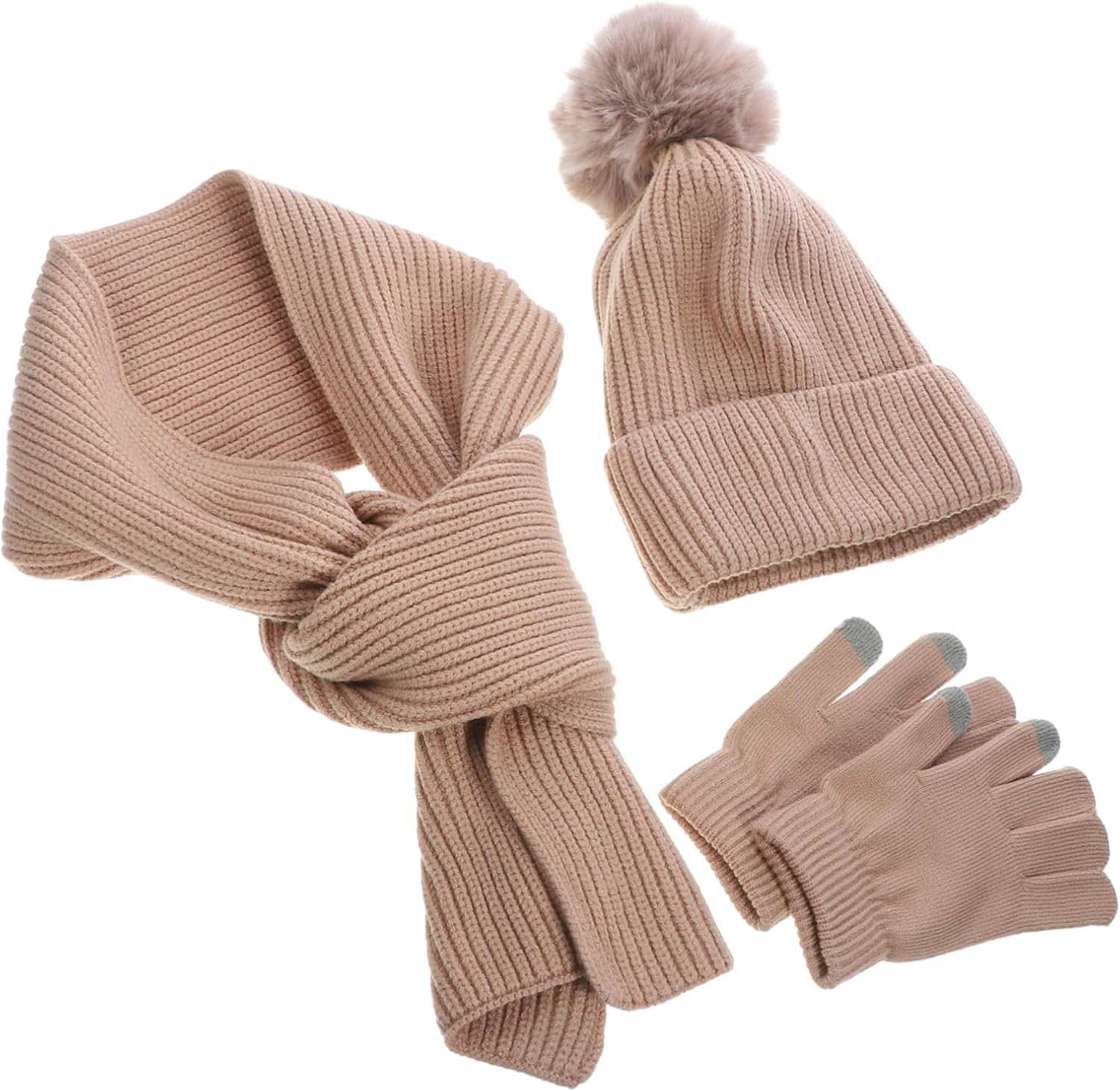 BESTYASH Hat Scarf Scarf Warm Gloves for Outdoor Gloves Warm Hat for Women for Women Beanie