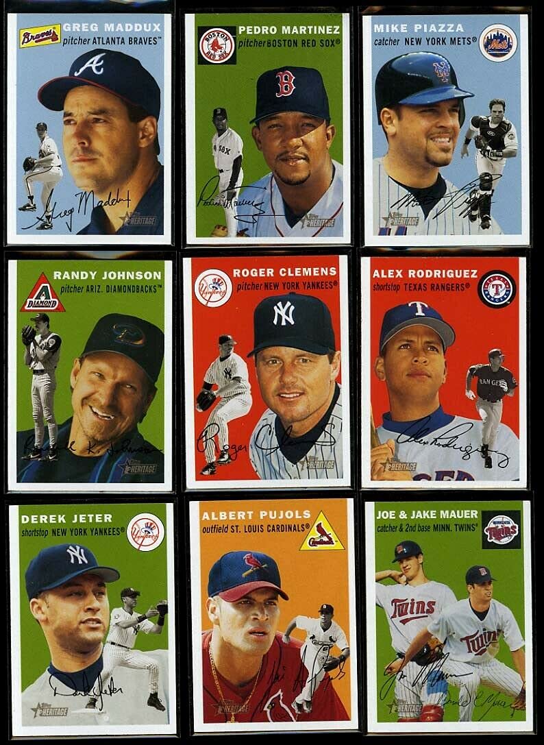 Amazon.com: 2003 Topps Heritage Baseball Card Complete Base Set