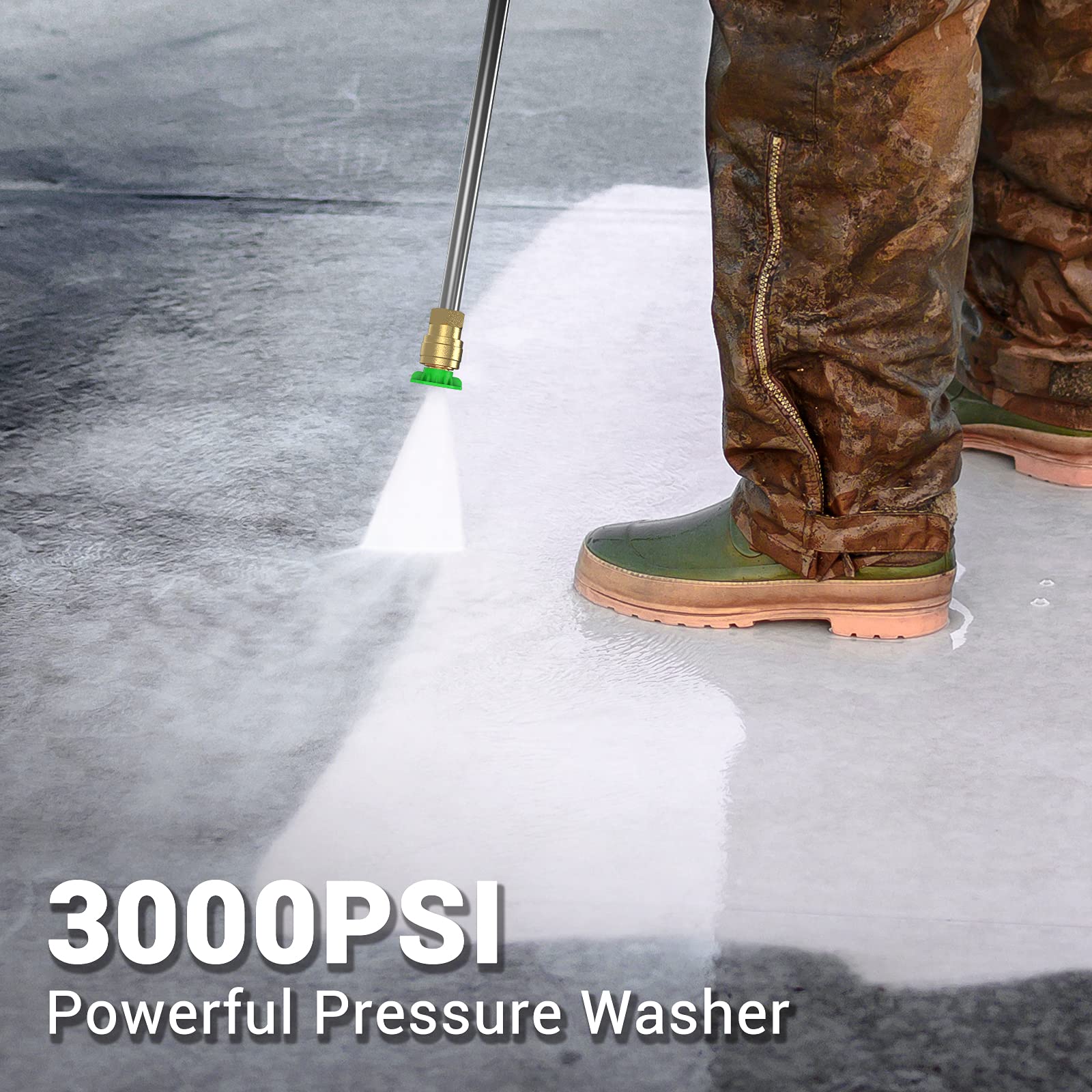 PAXCESS Electric Pressure Washer 3000 PSI 2.5 GPM High Pressure Power