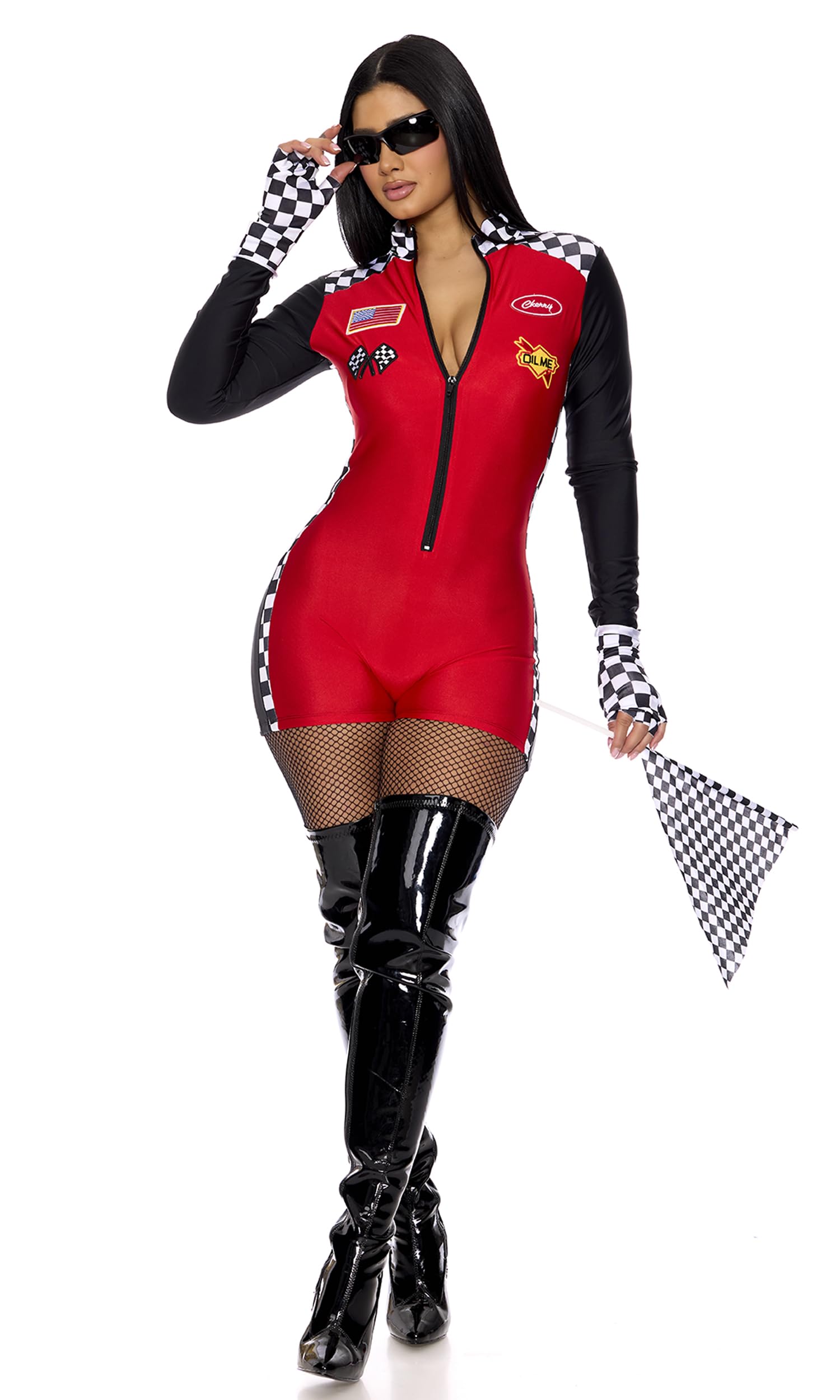 Forplay Costume da pilota da donna a sinistra