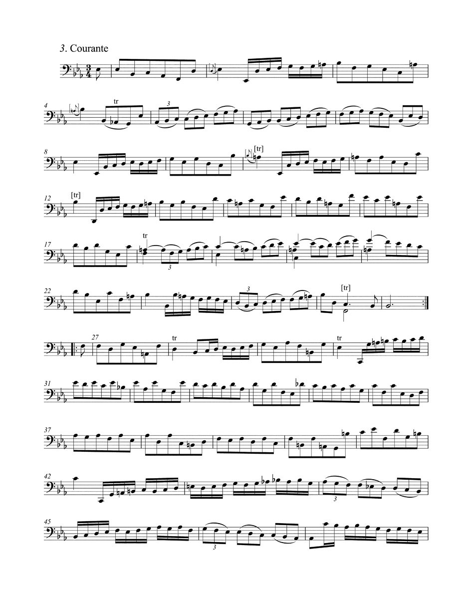 Sechs Suiten. Spielpartitur(en), Sammelband, Urtextausgabe. BÄRENREITER URTEXT