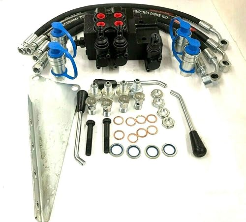 Miniatura 1 de Kit de válvula remota hidráulica dual para Massey Ferguson 180 175 165 150 135 65 35