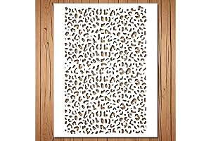 Leopard Print Stencil for Unleashing Your Wild Decor Dreams