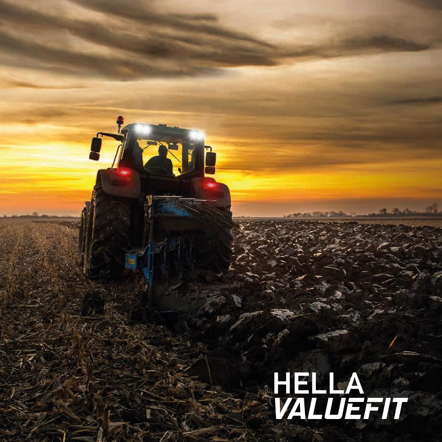 HELLA Valuefit S3000 LED Arbeitsscheinwerfer 12-24Volt - 3000 echte Lumen stark - IP67 wasserdicht - Offroad Scheinwerfer für Traktor Auto LKW SUV UTV ATV - 1GA 357 109-002