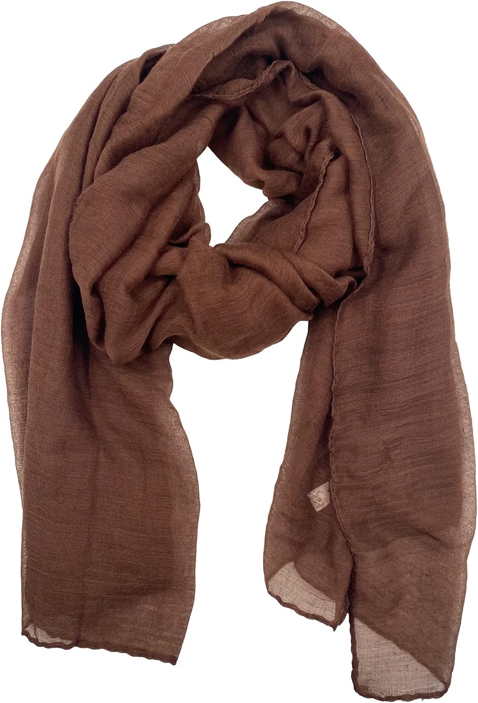 Women's Cotton Scarves Lady Light Soft Fashion Solid Scarf Wrap Shawl
