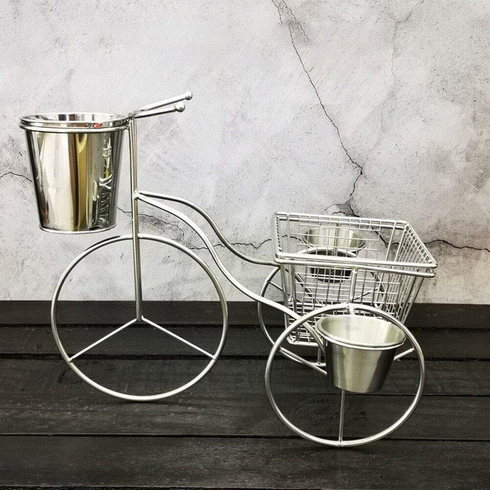 1set Patatine Fritte Stand Chip Mini Fry Cestini Patatine Fritte Cestino Ristorante Stoviglie Snack Striscia di Patate Cestino per Snack in Acciaio Inox