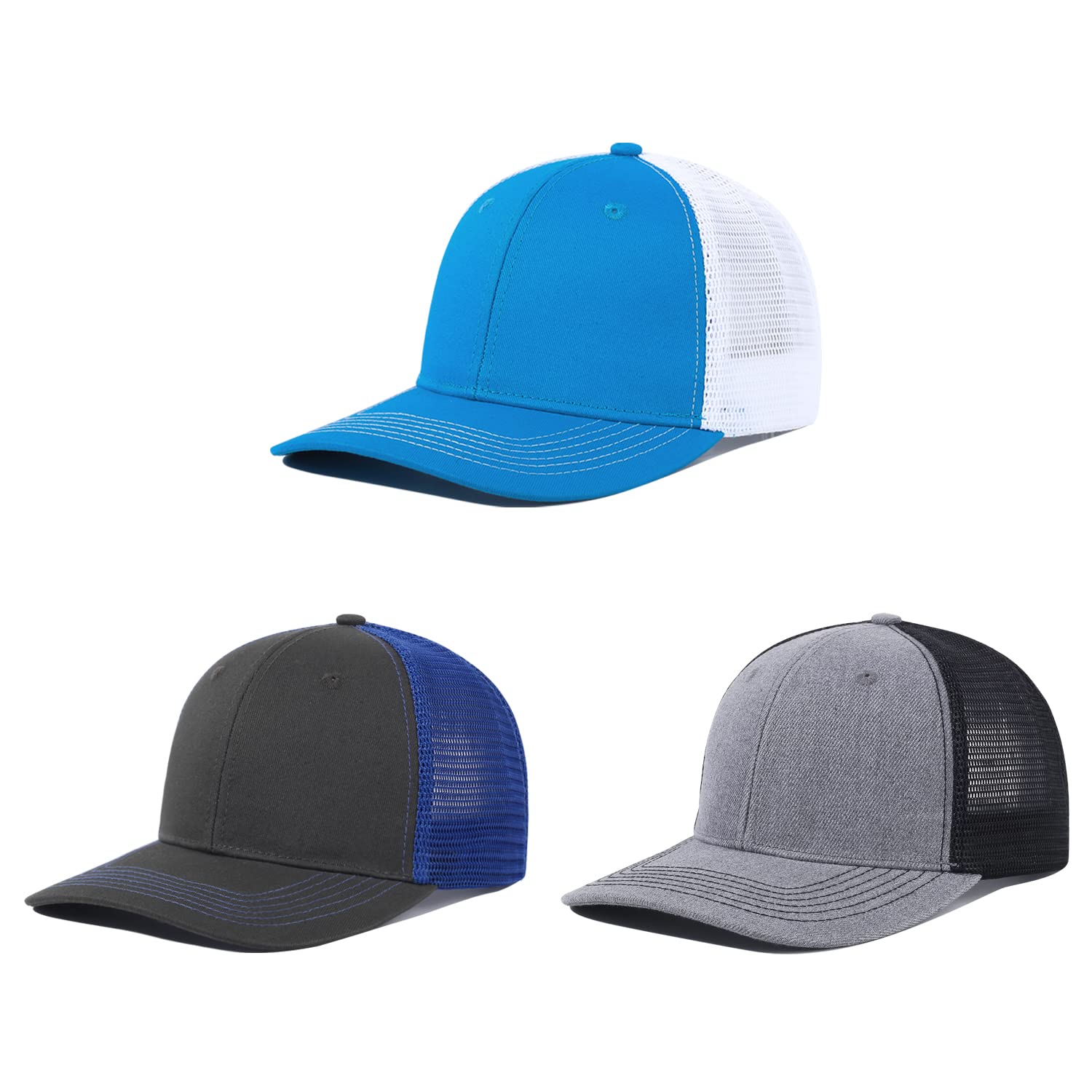 Crazy EraCrazy Era kozinu Unisex Trucker Hats Blank Mesh Snapback Hats Sport Plain Baseball Caps Adjustable Fitted Hat