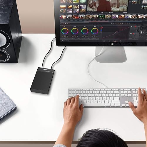 Miniatura 6 de Caja de disco duro externo USB 3.0 para 2.5 3.5 pulgadas SATA I/II/III HDD SSD de hasta 20 TB, estación de acoplamiento HDD sin herramientas de 3.5