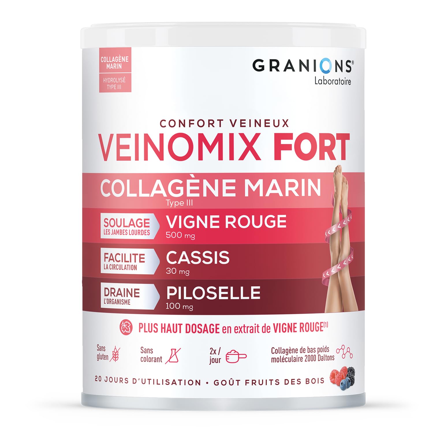 Granions Veinomix Fort CollagèNe Marin 200G-image